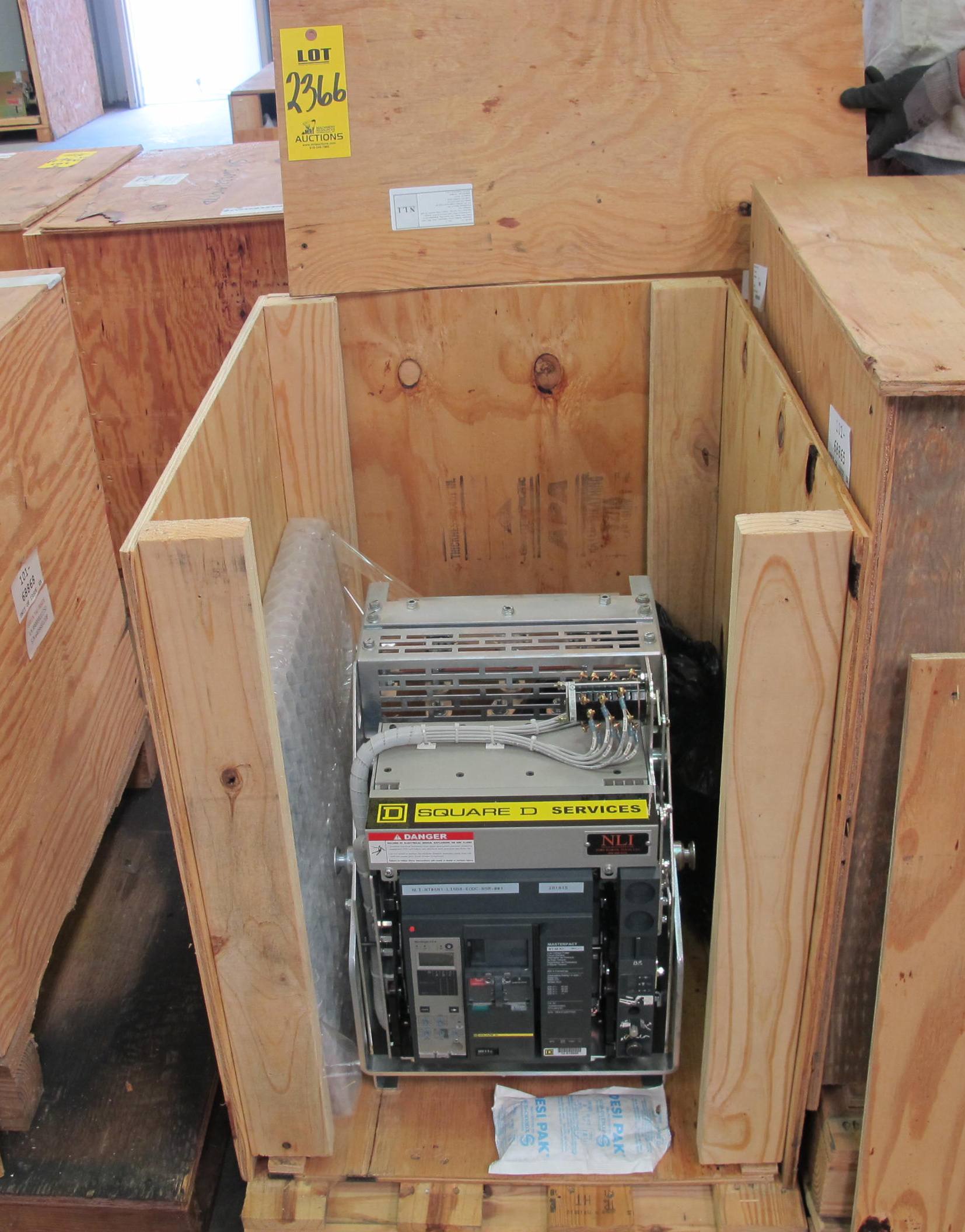 BREAKER, CIRCUIT, 600 FRAME AMP RATING, MASTERPACT NT 08N1 KIND, 3 POLE, 480 VOLT RATING SQUARE D DIRECT REPLACEMENT FOR NSR ABB K-600S INCLUDES ONE NEW 18" DOOR, MOUNTS USING EXISTING HINGES > CONTINUOUS CURRENT: 600A > INTERRUPTING RATING: 30KA @ 535VAC > 125VDC OPERATED > MICROLOGIC TRIP UNIT 5.0A > 250A SENSOR > 100A SENSOR PLUG > 18" DOOR, PART # NLI-NT08N1-LISB8-EODC-NSR-001 (W-44) LOADING & HANDLING FEE $15-